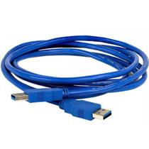 Cabo usb 3.0 a macho x usb a macho 5m azul - kit 03 cabos