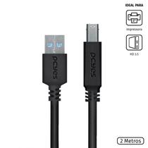 Cabo usb 3.0 impressora hd ext multifuncional pcyes 2 metros