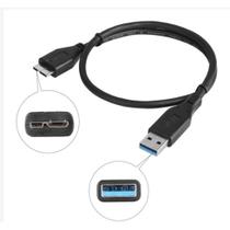 Cabo USB 3.0 Para HD e Drive DVD Externo (ENVIO IMEDIATO E RÁPIDO)