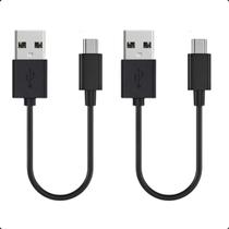 Cabo USB 3.0 para USB-C Curto 22cm Quick Charger Kit 2 un Cabo USB 3.0 para USB-C Curto 22cm Quick Charger Kit 2 un