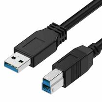 Cabo USB 3.0 SuperSpeed para Transferência e Sincronização de Dados PC/Mac para Scanner de Documentos Duplex Colorido Epson Workforce ES-400 ES-500W