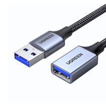 Cabo Usb 3.0 Tipo A Ugreen Macho/Fêmea Extensão 1M Preto