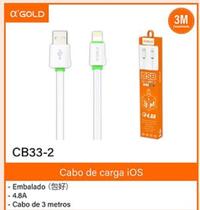 Cabo usb 3 metros ios cb33-2 - GOLD
