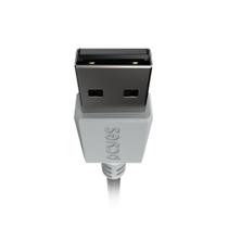 Cabo USB a 2.0 Macho P/ USB TIPO-C - Conec. Cinza - P/ PS5 - 3M - NYLON - CBPY03C Cabo USB a 2.0 Macho P/ USB TIPO-C - Conec. Cinza - P/ PS5 - 3M - NYLON - CBPY03C