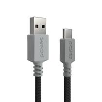 Cabo Usb A 2.0 Macho P/ Usb Tipo-c - Conec. Cinza - P/ Ps5 - 3m - Nylon - Cbpy03c Cabo Usb A 2.0 Macho P/ Usb Tipo-c - Conec. Cinza - P/ Ps5 - 3m - Nylon - Cbpy03c
