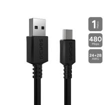 Cabo Usb A 2.0 Macho P/ Usb Tipo-c - Preto - 1 Metro - Puacp-10 Cabo Usb A 2.0 Macho P/ Usb Tipo-c - Preto - 1 Metro - Puacp-10