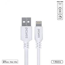 Cabo usb a 2.0 para lightning compativel iphone (mfi) 1m branco pcyes