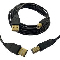 Cabo USB A M x B M 3,00 Metros Pontas de Ouro High Speed