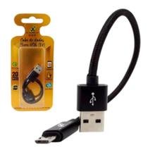 Cabo USB A-Macho - Micro USB Macho 20 Centímetros - A.R Variedades MT