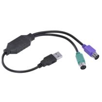 Cabo USB A-Macho x 2 Portas PS2 30cm