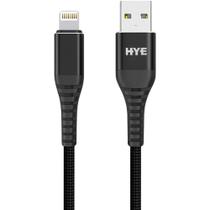Cabo USB-A para Lightning Hye HYE25L - Preto 1.2 Metros