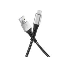 Cabo Usb-a Para Lightning Mfi 1,2 Metros Nylon Geonav Preto