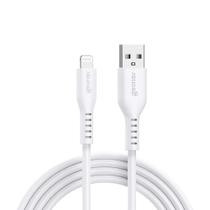 Cabo Usb-A para Lightning MFI em Silicone 1,5m Branco ESLISWT Geonav - 11647