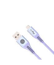 Cabo USB A para Micro USB 1,5m Lilás