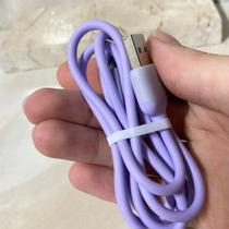 Cabo USB-A para Micro USB V8 Lilas 1M Carregamento Rápido Cabo USB-A para Micro USB V8 Lilas 1M Carregamento Rápido