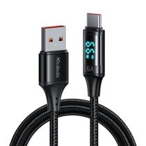 Cabo Usb-a Para Tipo-C Com Led Turbo Pd 66w 6a 1m Mcdodo