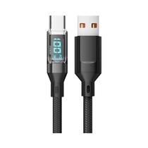 Cabo USB a Para Tipo C De Carregamento Super Rápido De 120W Com Display Digital Para iPhone E