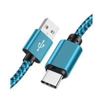 Cabo USB a Para Tipo C Trançado Em Nylon De Alta Velocidade 3A Carregador Rápido Para Xiaomi Samsung