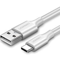 Cabo USB-A para Tipo C Ugreen, 2.0, Niquelado, 1m, Branco - UG-60121