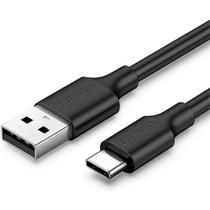 Cabo USB-A para Tipo C Ugreen, 2.0, Niquelado, 1m, Preto - UG-60116