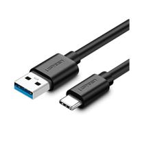 Cabo USB-A para Tipo C Ugreen, 3.0, Niquelado, 1.5m, Preto - UG-20883