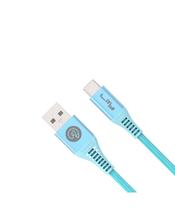 Cabo USB A para USB C 1,5m Azul