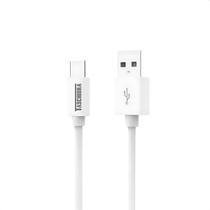 Cabo USB-A para USB-C de 1m 2A Carregamento Rápido Branco Cabo USB-A para USB-C de 1m 2A Carregamento Rápido Branco
