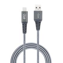 Cabo Usb-a Para Usb-c I2go 2m 2,4a Nylon Trançado Chumbo