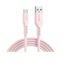 Cabo Usb-A Para Usb-C T Rosa Silicone 1,5M Esc05Spk Geonav