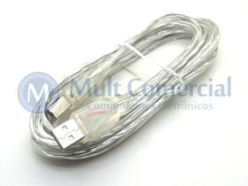 Cabo USB A / USB B 28AWG com 3 Metros JL46043 - Jiali