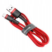 Cabo USB-A x Lightning 3m Reforçado Vermelho Baseus CALKLF-R09
