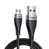 Cabo USB-A x Micro USB 2.4A Quick Charging 1m TOPK AN46