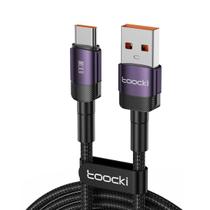 Cabo USB-A x USB-C FastCharge 100W 6A Nylon 1m Toocki TQ-X12