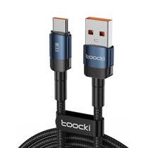 Cabo USB-A x USB-C FastCharge 100W 6A Nylon 2m Toocki TQ-X12