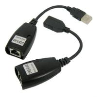 Cabo USB Adptador Extensor Rj45 USB Via Cabo De Rede Par