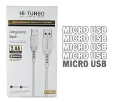 Cabo Usb Android 2.4a Max Quick Turbo 1 Metros Micro Usb V8