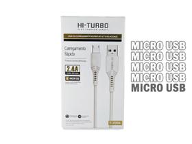 Cabo Usb Android V8 Para 2.4a Max Quick Turbo 1 Metro
