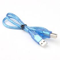 Cabo USB Arduino A macho para B macho - 50 Centimetros