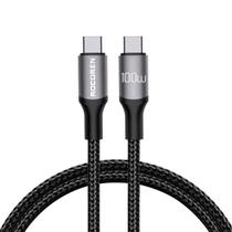 Cabo USB-C 100W PD QC 4.0 Retro Series Nylon 1m Rocoren