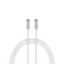 Cabo USB-C - 1,2 metro - Carregamento Rapido - Branco - Intelbras EUCC 12PB