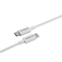 Cabo USB-C 1,2m PVC branco Intelbras EUCC 12PB Cabo USB-C 1,2m PVC branco Intelbras EUCC 12PB