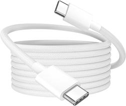 Cabo USB C 2m, nylon trançado, adequado para IOS e Smartphone com entrada tipo-C Cabo USB C 2m, nylon trançado, adequado para IOS e Smartphone com entrada tipo-C