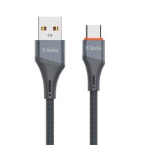 Cabo USB-C 30W 1 Metro Nylon Trançado Ultra Resistente para Carregamento Rápido