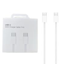 Cabo USB-C 60w Compatível com Iphone 15 15 Pro 15 Pro Max 1 Metro