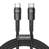 Cabo USB-C 60W PD QC 3.0 Fast Charging 3A Nylon 2m Essager Cabo USB-C 60W PD QC 3.0 Fast Charging 3A Nylon 2m Essager