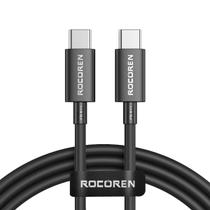 Cabo USB-C 60W PD Quick Charge 3.0 TPE 2m Rocoren Cabo USB-C 60W PD Quick Charge 3.0 TPE 2m Rocoren