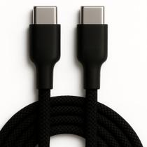 Cabo USB-C 60W Turbo Carregamento Rápido de 1 Metro Cabo de Dados Reforçado Compatível com dispositivos Cabo USB-C 60W Turbo Carregamento Rápido de 1 Metro Cabo de Dados Reforçado Compatível com dispositivos