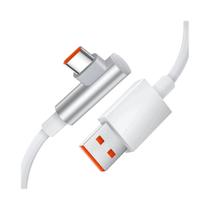 Cabo USB-C 90 Graus para Carregamento Rápido (6A/67W/120W) - Xiaomi Redmi Note 11T/12