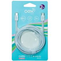 Cabo USB-C CANDY BR OEX CE212