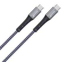 Cabo USB-C com Conector em Alumínio Azul com 2 Metros - UCC05K